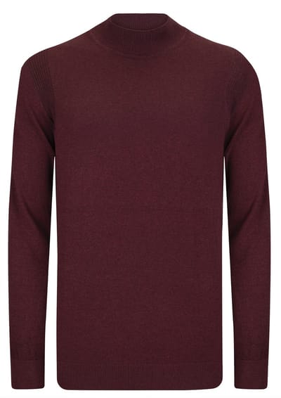 Felix Hardy Trui - Coltrui - 100% Katoen Heren Bordeaux - Xl