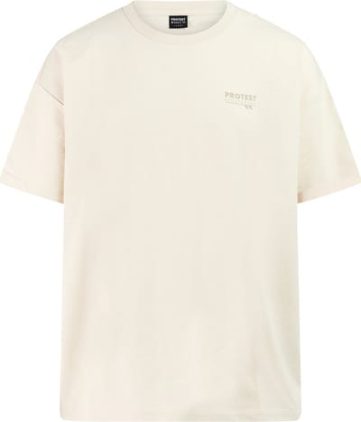 Protest PRTMatteos - T-shirt Heren - Loose fit - Crème