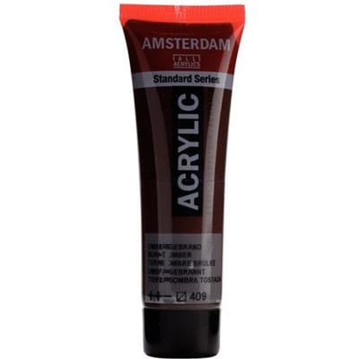 Verf - Acryl - 409 - Omber gebrand - Amsterdam - 20ml