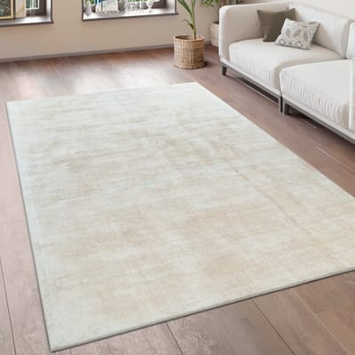 Paco Home Vloerkleed Woonkamer Vintage Laagpolig Handgemaakt Hoogwaardig 100% Viscose 120x170 cm