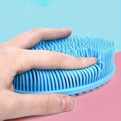 Een Doucheborstel Siliconen Reinigingsborstel Doucheborstel Schrobber Lichaamsreinigingsborstel Geschikt voor Douche Lichaamsscrub, Goed Schuimend, Duurzaam