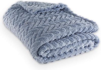 Tiseco Home Studio - Plaids RENA - super zacht stof - 150x200 cm, Blauw