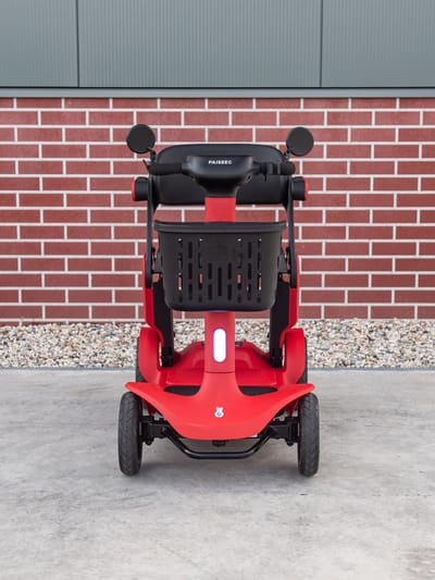 TTZ Electric - Opvouwbare Scootmobiel - Rood - licht, slim en veilig de weg op