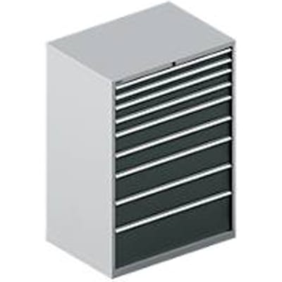 Schäfer Shop Select Ladekast 54-36 9 wit aluminium/antracietgrijs wit