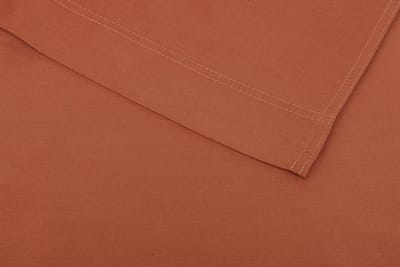 Zohome Satinado Laken - Eenpersoons - Katoensatijn - 160x290cm - Oranje