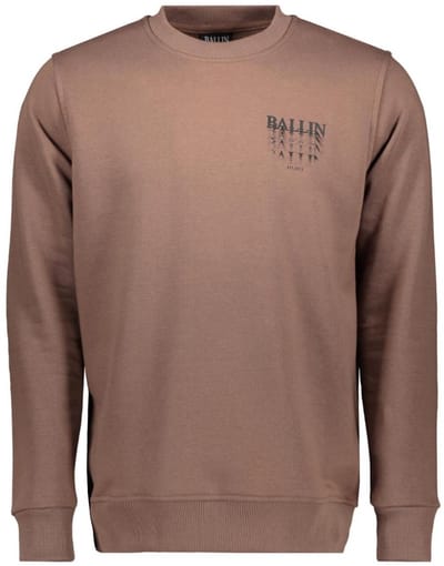 Ballin Trui Crewneck 5222 Cacao Mannen Maat - S