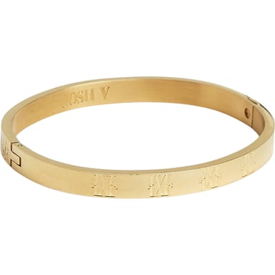 Celym Armband met logo Goud