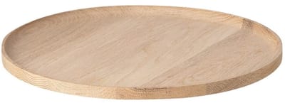 Oku Ronde Tray / Dienblad Oak | Bruin | Hout