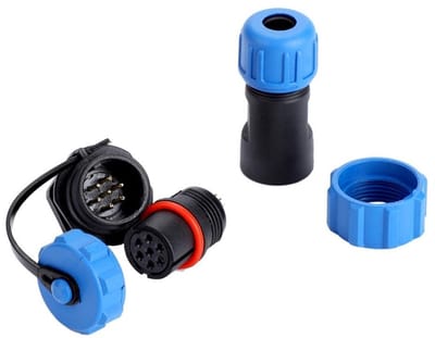 Dailygoody - Waterdichte Stekker - IP67 Connector - Veilig Gebruik - Stekker voor Buitentoepassingen - Duurzaam en Betrouwbaar - Veiligheid - Geschikt...