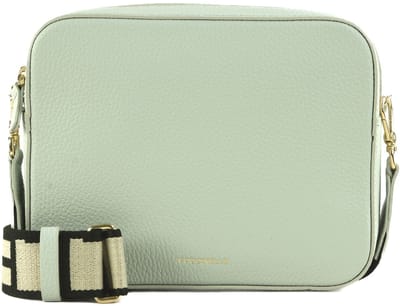 COCCINELLE Leren schoudertas Tebe Crossover Bag Snow Lichtblauw