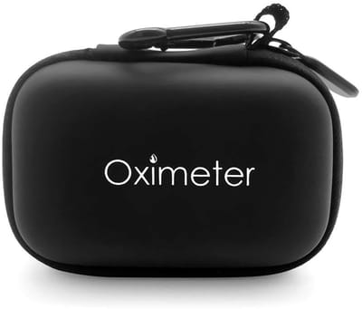 Dailygoods- Oximeteropslagcase Schokbestendig - Draagzak - Maaszak - Mesh Pocket - Gladde Rits - All-Round Bescherming - Opslagcase