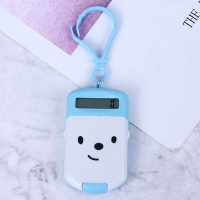 Draagbare cijfercalculator Kawaii Mini-rekenmachine Zakdisplay Cartoon Leuke creatieve sleutelhanger Rekenmachine Kantoorbenodigdheden