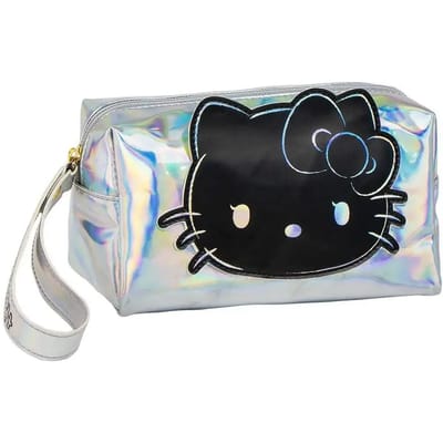 Hello Kitty Holografische toilettas 18 cm