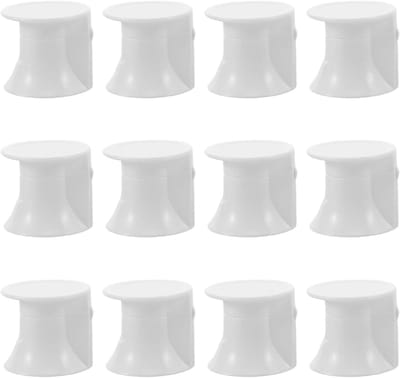 Tandpasta Doppen - Tube Caps - Hygiënisch Mondverzorging - Zelfsluitend Flip Mechanisme - 50 Stuks - Wit