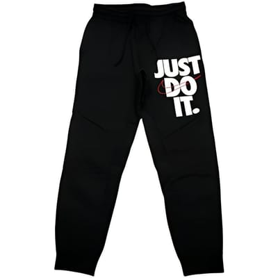 Joggers Molleton Nike avec Bord-côte et Imprimé Lettres Homme Bas 931904-010 XL gray