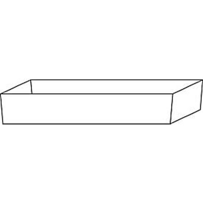 STAWA-R bodemopvangbak voor asecos veiligheidskasten van de series Q30, Q90 en S90, plaatstaal, lichtgrijs, B 1042 x D 507 x H 86 mm, 33 l