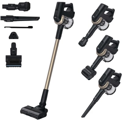 Hoover HF4 Plus Pet - Draadloze Steelstofzuiger geschikt voor dierenharen - 70 min - HEPA-filter - LED-verlichting - Inclusief opzetstukken - Kruimeldief - Mini Turboborstel voor huisdierenharen - HF4P10P 011