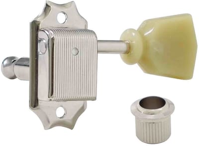 Hosco Japan H-20322NSVTR Stemmechanieken voor gitaar, 3xL + 3xR, Vintage Tone Revival Series, keystone knop, nikkel