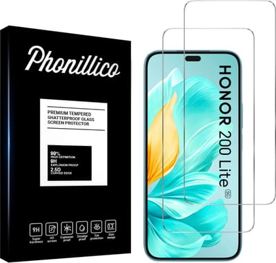 Screenprotector voor Honor 200 Lite 5G - 2 stuks Beschermglas van glas Transparante glazen schermbeschermfolie