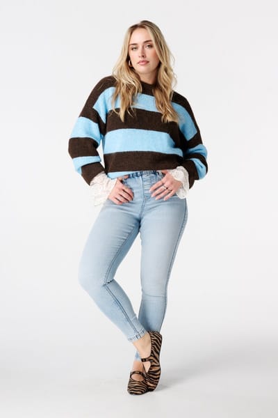 MS Mode Tregging Tregging met denim look