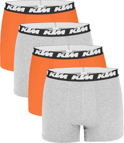 KTM by FREEGUN boxershort voor heren ondergoedbroek herenboxer 4 multipack