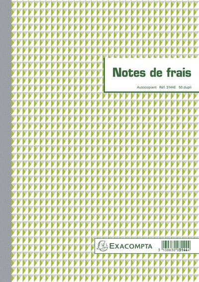 Exacompta 5x Doorschrijfpapier Kostennota's 29,7x21cm 50 bladen zelfkopiërend papier dupli - - 3144E