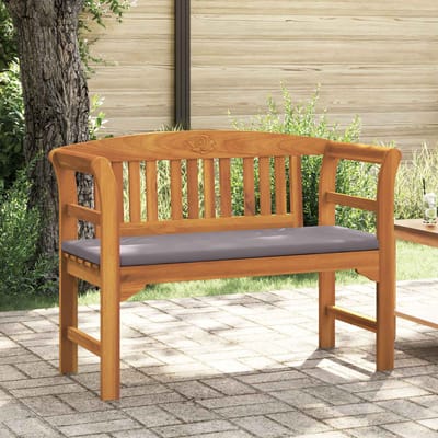 vidaXL - Rozenbank - Natuurlijk - 114 - x - 46 - x - 82,5 - cm - Massief - Acacia - Hout