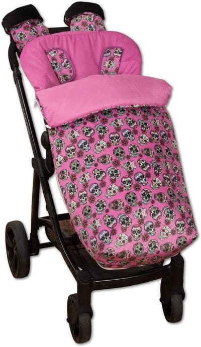 Voetenzak voor kinderen en volwassenen met leuk ontwerp, fuchsia