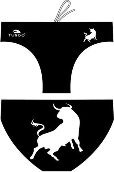 Turbo Bull Waterpolo Zwemslip Zwart 2XL Man