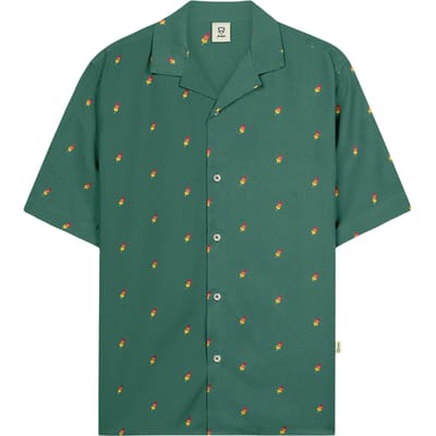 A-DAM Woven Shirt Rocket Smoke Pine Size: S | Casual Shirts Outlet | Heren | Groen