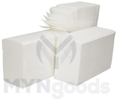 Papieren Handdoekjes voor H2 dispenser van Myngoods 100% cellulose 3560 stuks.