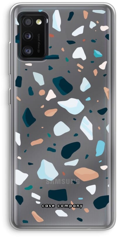 Case Company® - Hoesje geschikt voor Samsung Galaxy A41 hoesje - Terrazzo N°13 - Soft Cover Telefoonhoesje - Bescherming aan alle Kanten en Schermrand