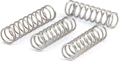 Drukveren - Compressieveren Vering - Machine Reparatie - Roestvrij Staal - 2x28x35mm 5 Stuks - Zilverkleurig