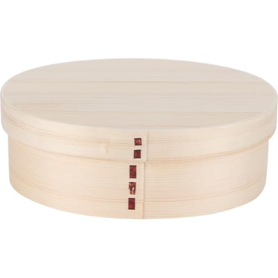 17.5x13.5cm Lunchbox Houten Bento Box Draagbare Voedselcontainer voor Studenten WerkerGeschilderd beige