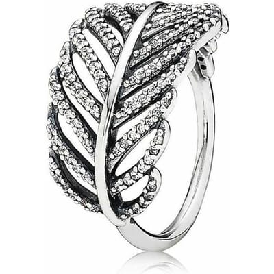 Nieuwe 925 Sterling Zilveren Ring Licht Als Een Veertje Eeuwigheid Gevlochten Liefde Tweeling Vlinder Ring Met Kristal Voor Vrouwen Sieraden 8 gray