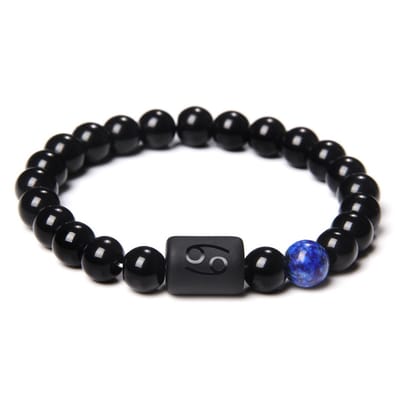 Bixorp Stars Edelsteen Sterrenbeeld Armband Cancer / Kreeft - Kralenarmband met Zodiac