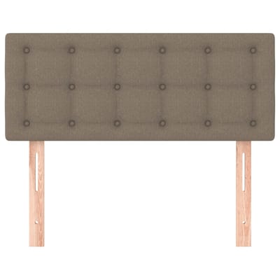 vidaXL - Hoofdbord - 80x5x78/88 - cm - stof - taupe