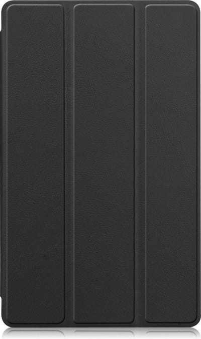 Hoesje - Geschikt voor Samsung Galaxy Tab A7 Lite - Dun & Stevig - Trifold Bookcase - Hard Cover - Hardcover Book Case - Tablet Hoes - Zwart
