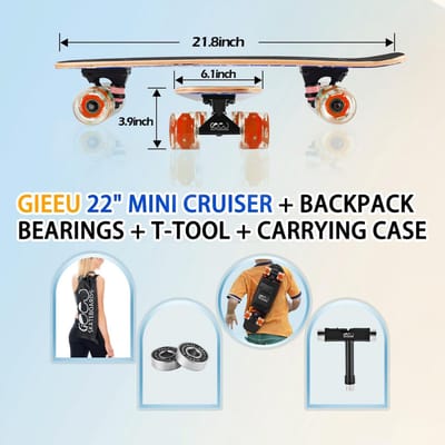 Cosensi- Skateboard 9-laags esdoorn - Knipperende Wielen - Antislip Oppervlak - Slijtvast - Draagvermogen tot 100kg - Inclusief Schroevendraaier - Skateboard Voor Beginners