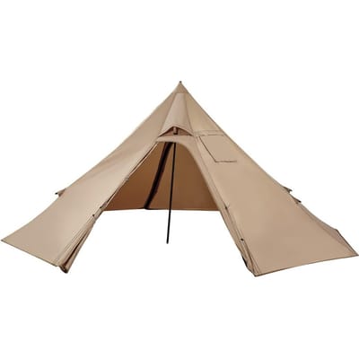 Tipi Heettent met Kachelpijpuitgang Waterdicht Draagbaar voor 2 Personen Kamperen