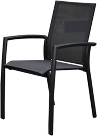 Malaga Angora dining tuinset 220x100x74,5 cm 7 delig aluminium