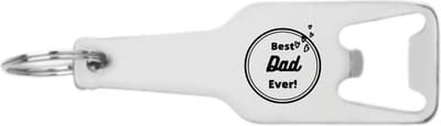 Akyol - best dad ever flesopener - Vader - beste papa die er is - familie - vaderdag cadeautje - papa cadeau - 105 x 25mm