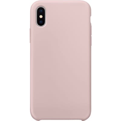 iPhone X Siliconen Back Cover - pink sand