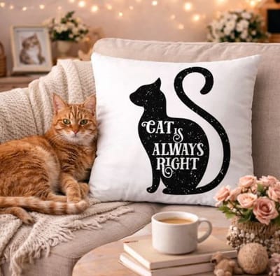 Purrfect Love Collection Kussenhoes - 45x45 cm
