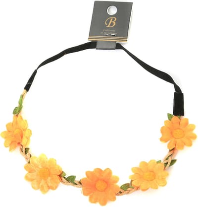 Haarbandje Bloemen Oranje