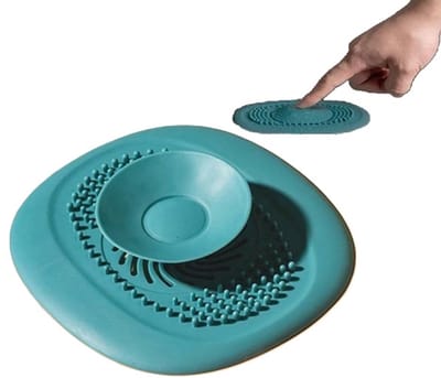 Luxe Doucheputje I Afvoerplug I Afvoerputje I Douchebak I Haarstopper I Siliconen I Blauw