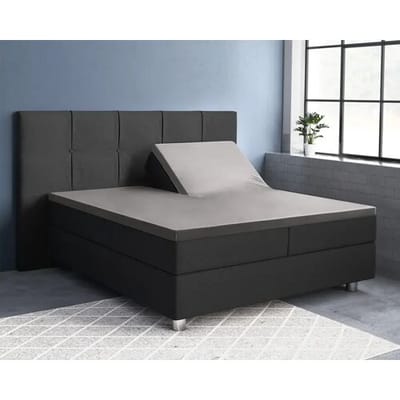Primaviera DeLuxe Hoeslaken Splittopper Satijn Grijs - 180 x 200 cm + 15 cm hoekhoogte