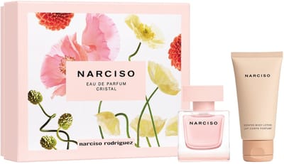 NARCISO RODRIGUEZ - Narciso Cristal Eau de Parfum + Body Lotion - 50 ml + 50 ml - Dames set eau de parfum