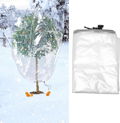 Winter plantfilm afdekking voor tuin met hoge helderheid en thermische isolatie - gas vorstbescherming - multifunctionele plantenhoes voor tuin en tuin (120 * 180cm)