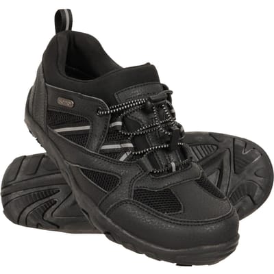 Mountain Warehouse Meander Waterdichte Wandelschoenen voor Kinderen/Kinderen (Zwart)